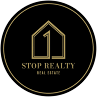 ONE STOP REALTY REAL ESTATE logo